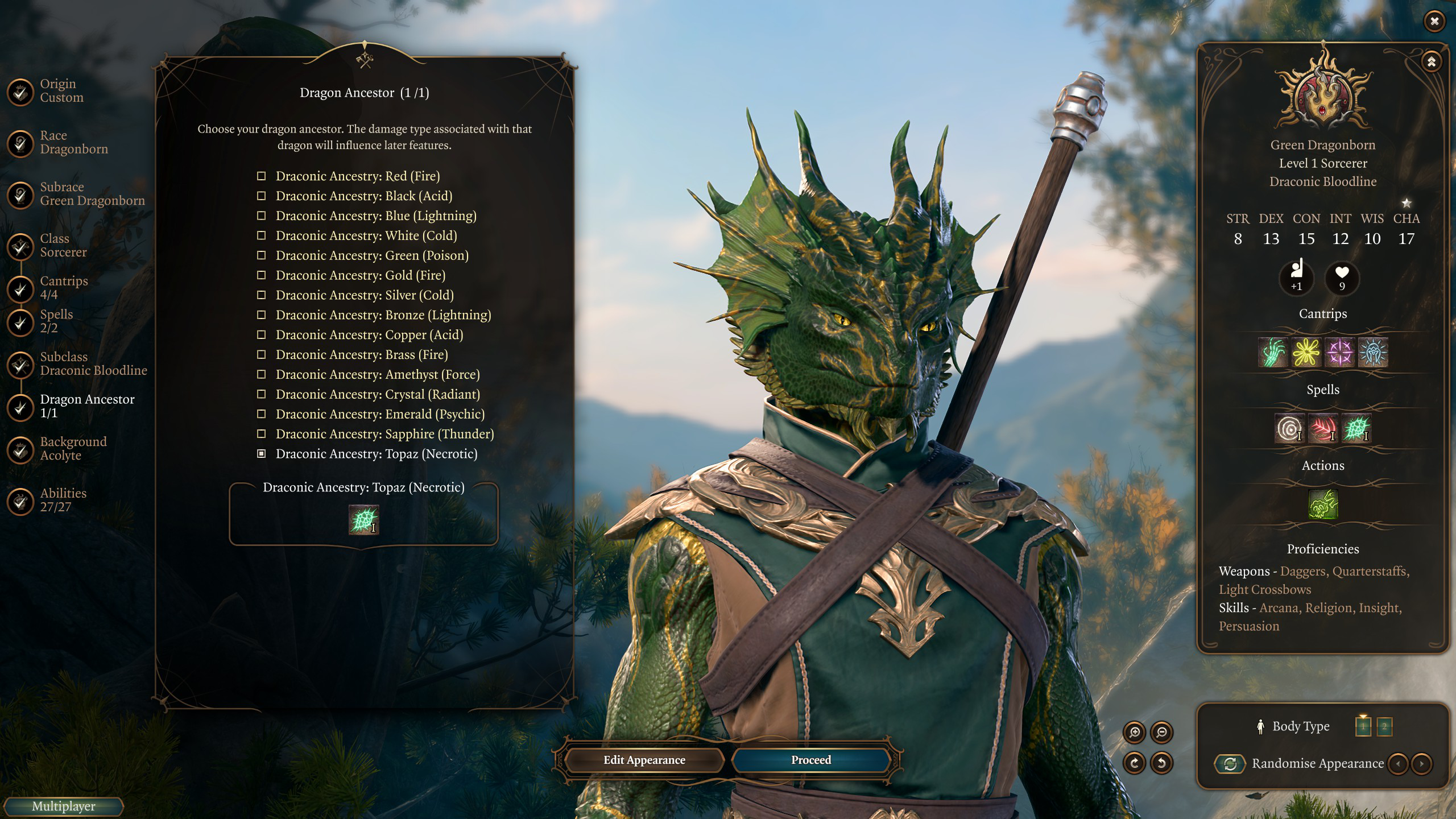 宝石龙裔祖先 (Gem Draconic Ancestries)