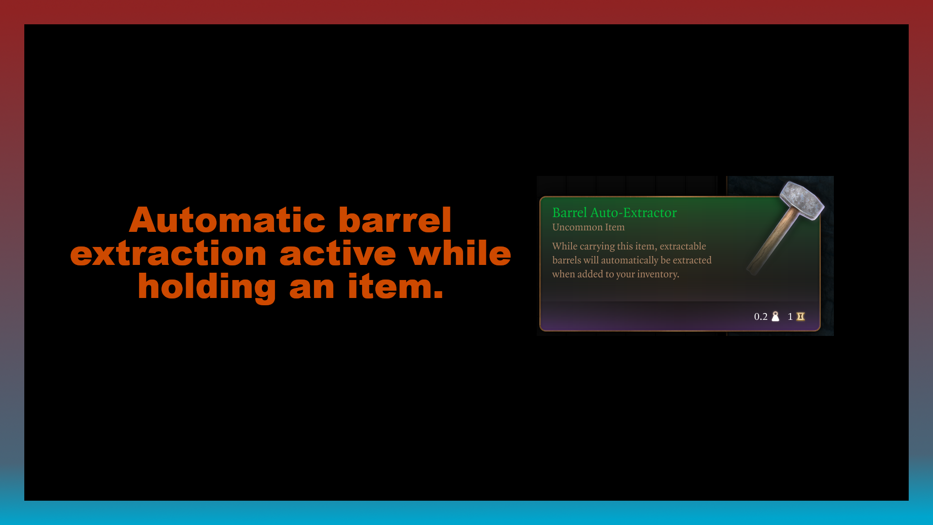 桶调整 (Barrel Tweaks)