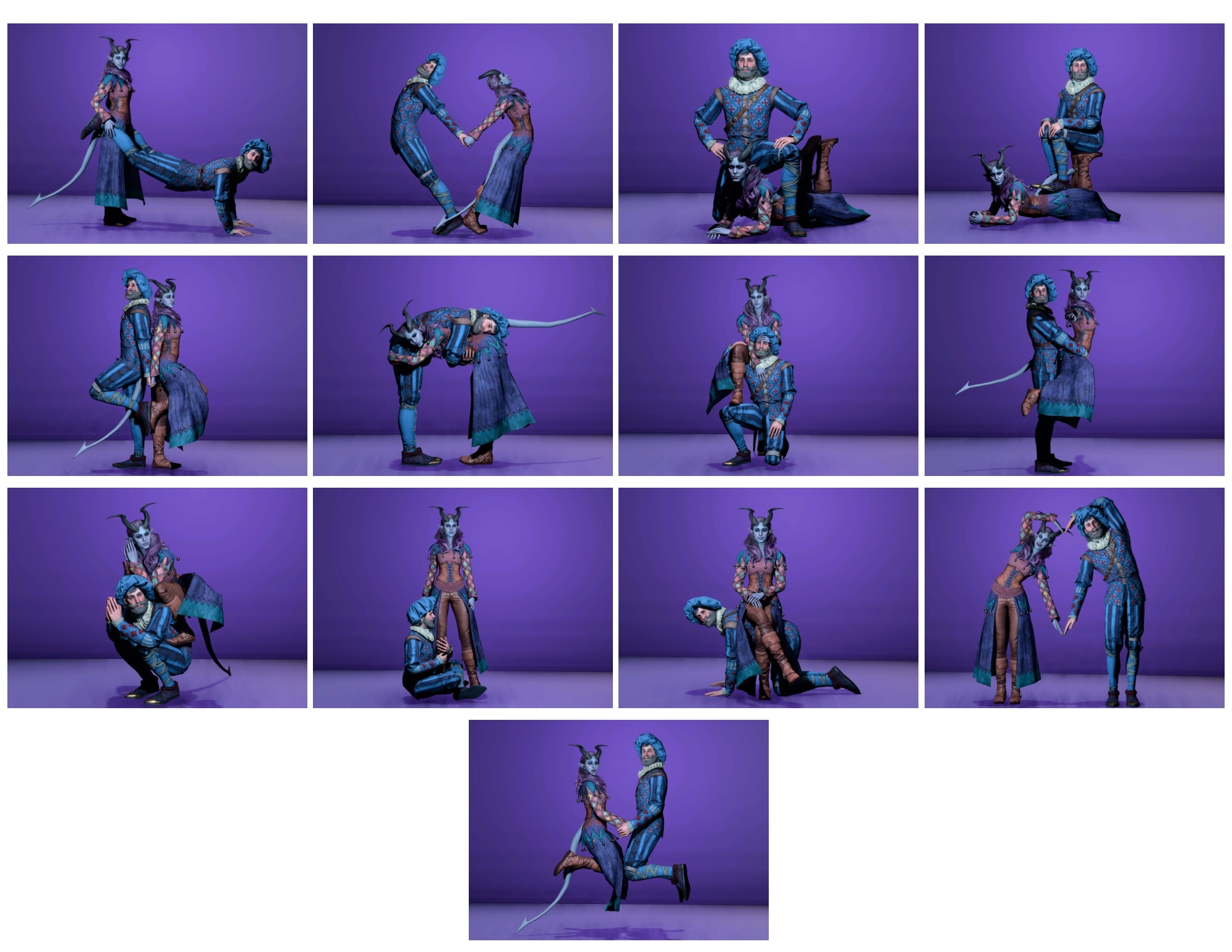 FF 大型姿势包 (FF Mega Pose Pack)