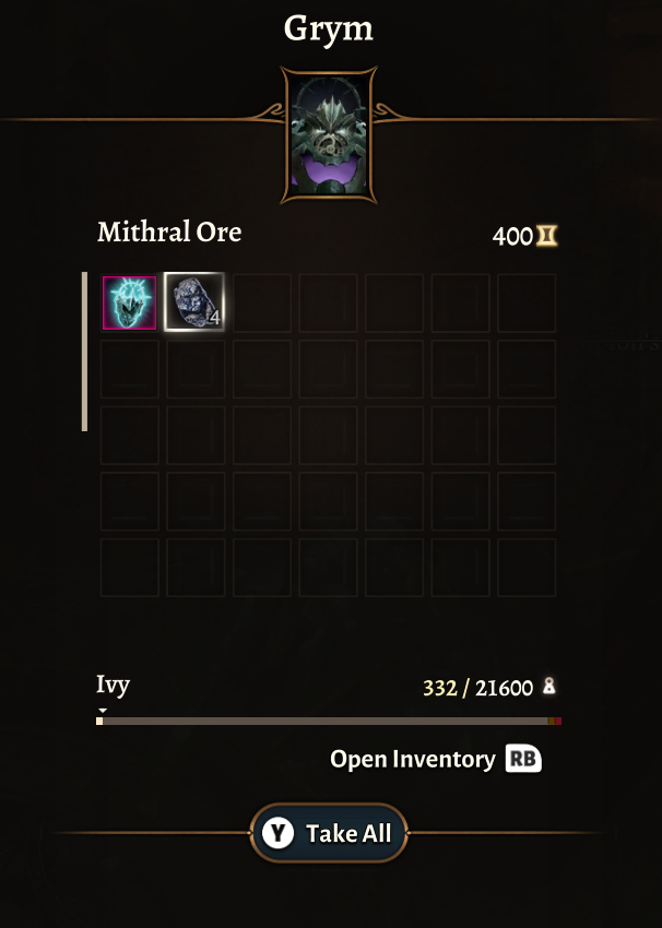 额外秘银矿石 (Extra Mithral Ore)