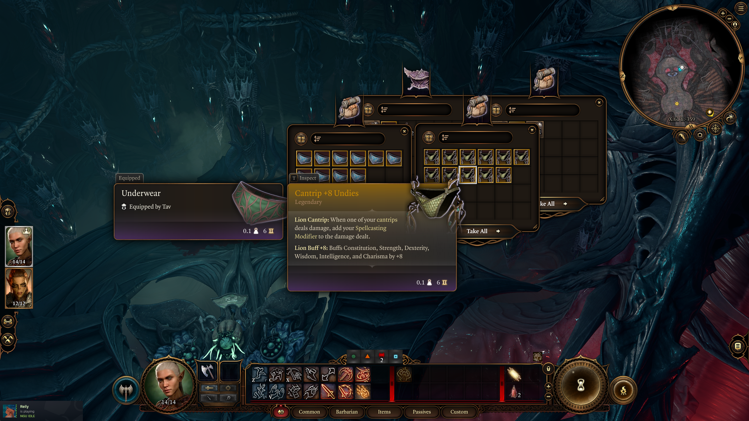 狮子的魔法强力内裤 (Lions Magic OP Undies)