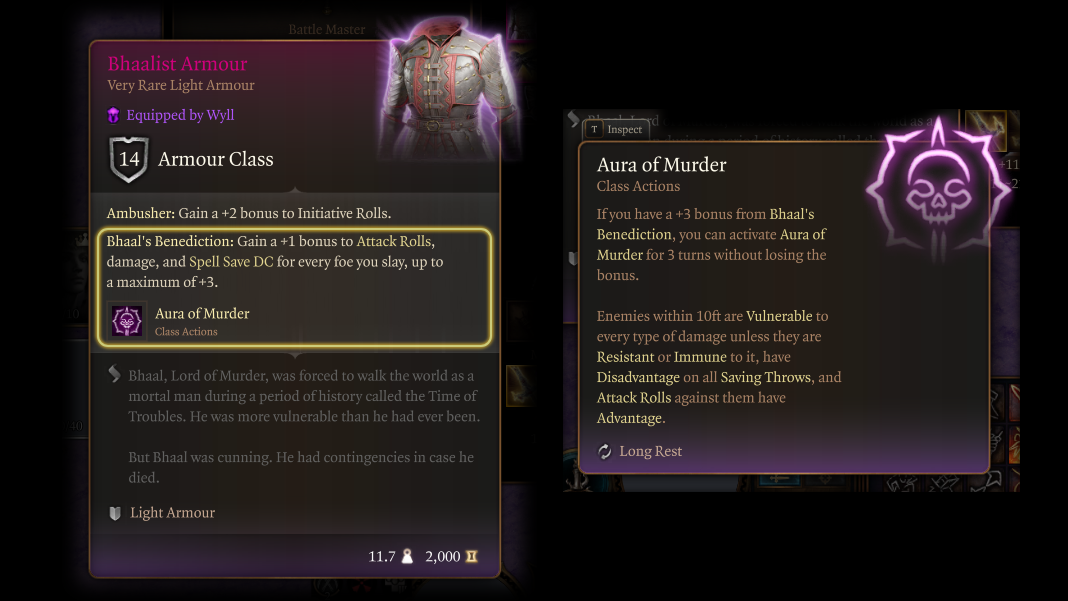 Bhaalist 防具重制 (Bhaalist Armor Rework)