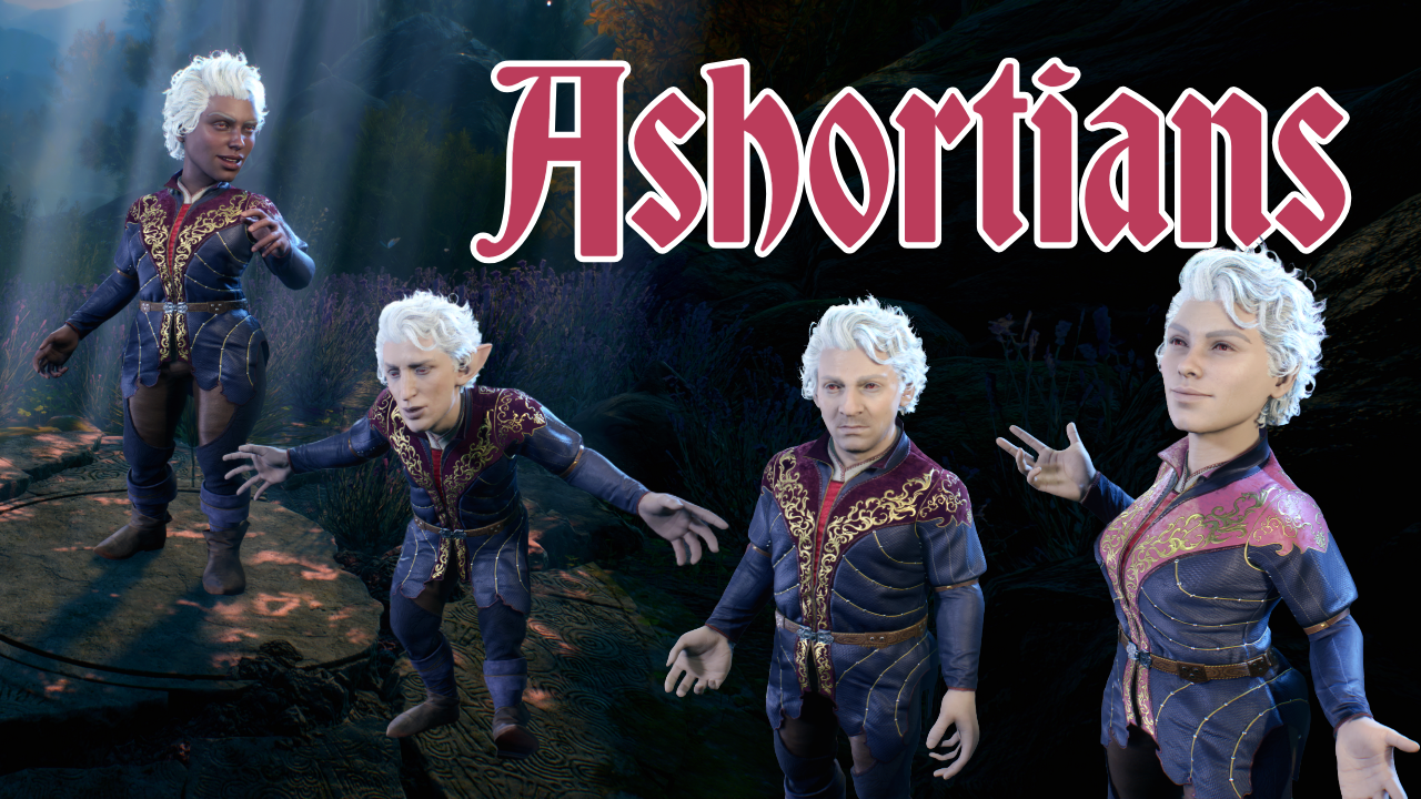 Ashortians | 半身人 B1 替换包 (Ashortians | Halfling B1 Astarion Replacer)