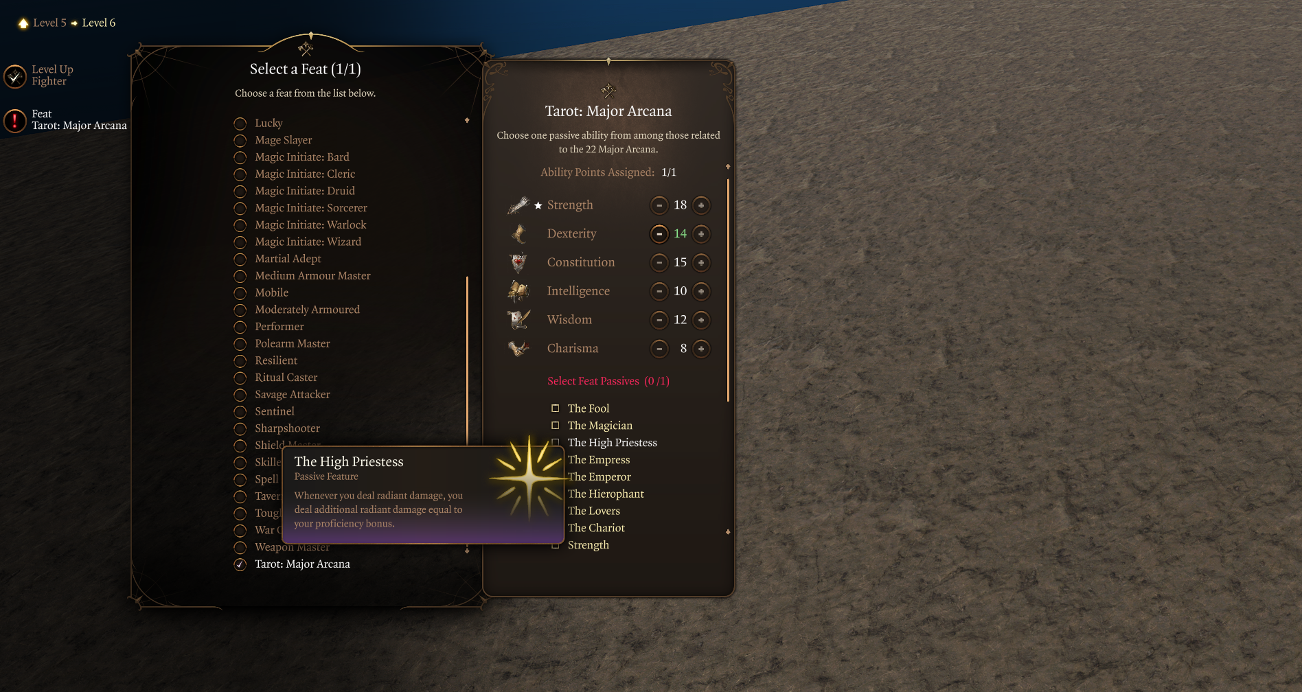 塔罗牌特性：主牌 (Tarot Feat: Major Arcana)