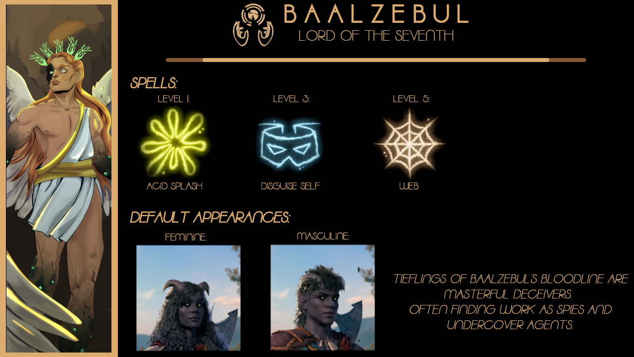 深渊领主的 Tiefling 子种族 (Tiefling Subraces: The Missing Lords)