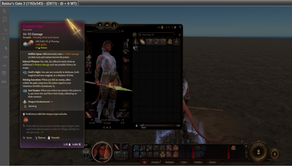 契约的终结 – 地狱长矛 (Contract’s End – Infernal Spear)