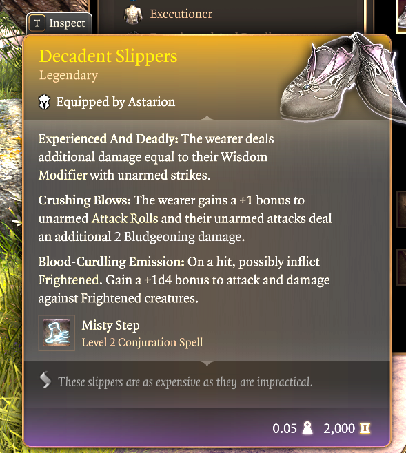 摄政套装 – 升华阿斯塔里昂的装备 (Regent’s Outfit – Ascended Astarion’s Gear)