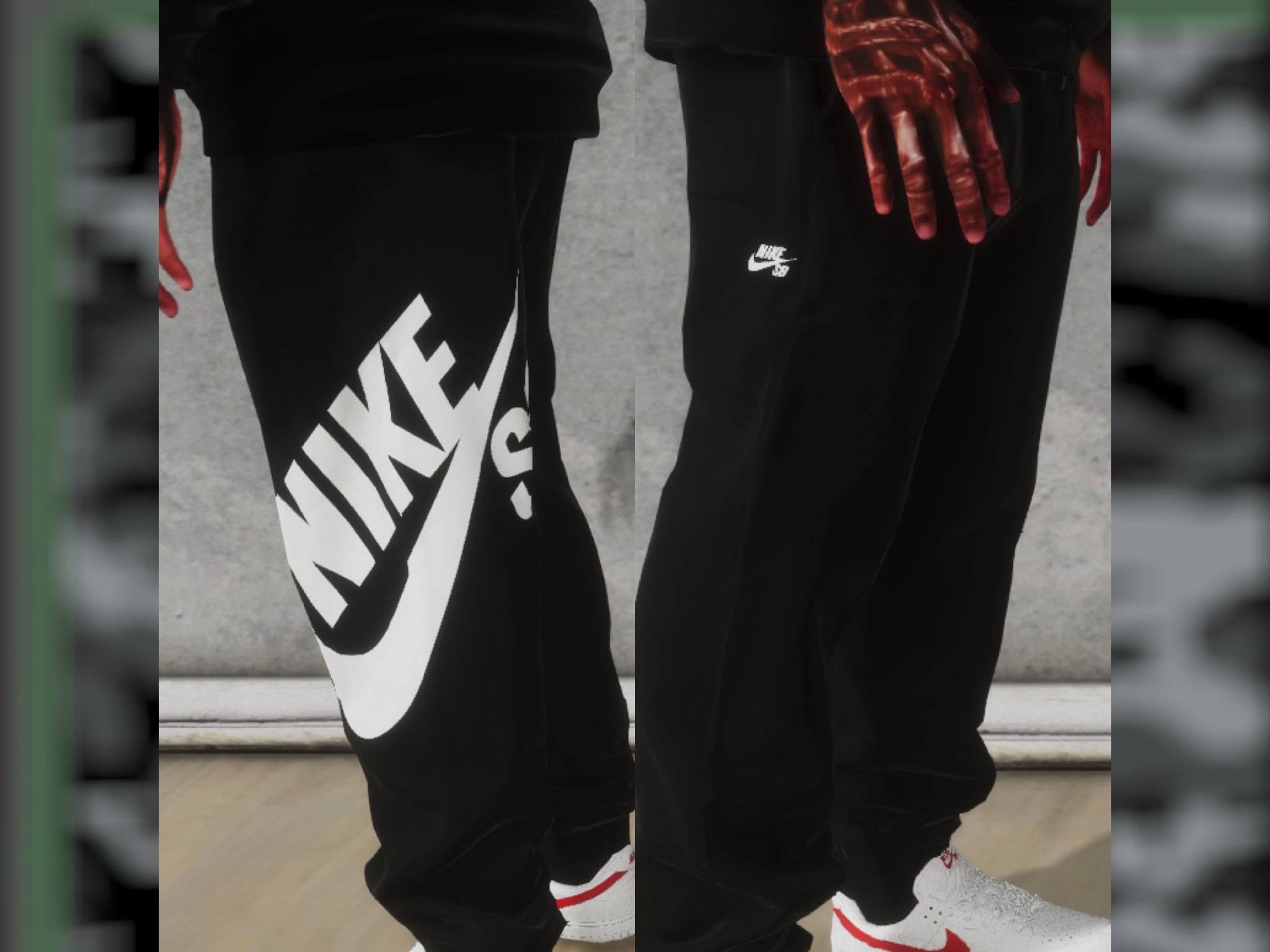 nike sb black joggers