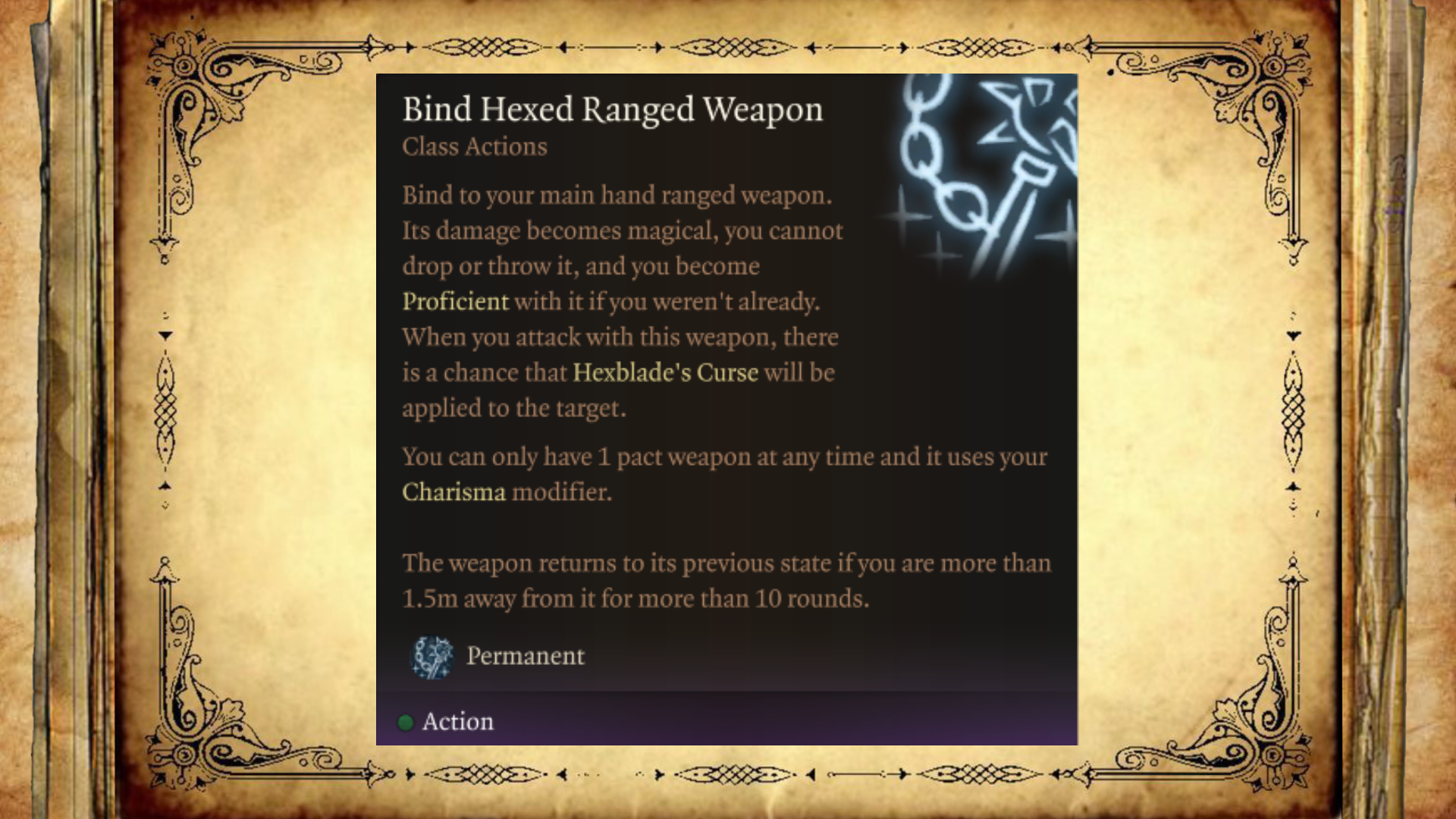 HexArrow（远程绑定武器的Hexblade） (HexArrow (Ranged Bind Weapon for Hexblade))