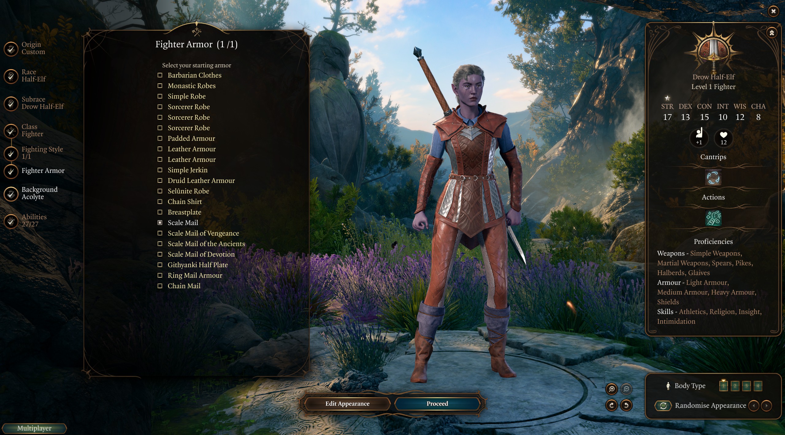 初始护甲 (Starting Armor)