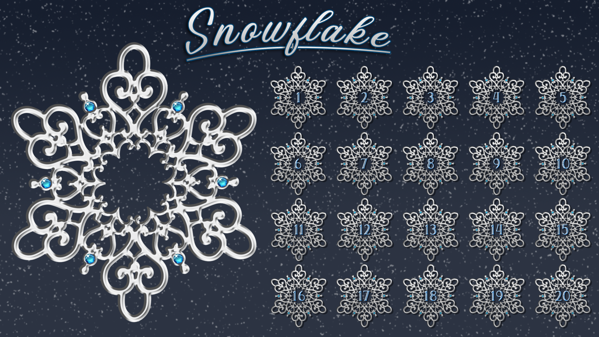 雪花骰子 (Snowflake Dice)