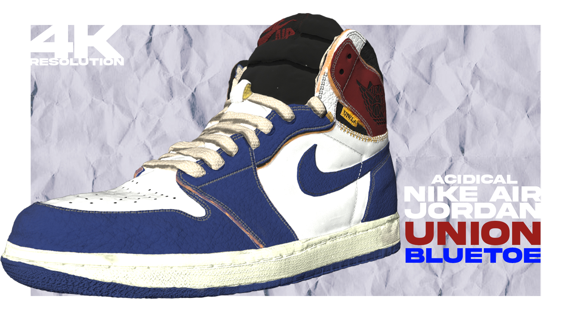 Air Jordan 1 High Blue Toe / Air Jordan 1 Mid SE 
