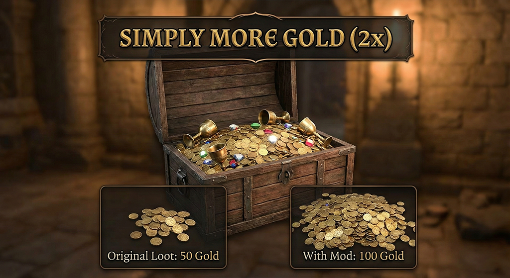 简单更多金币（2倍） (Simply More Gold (2x))