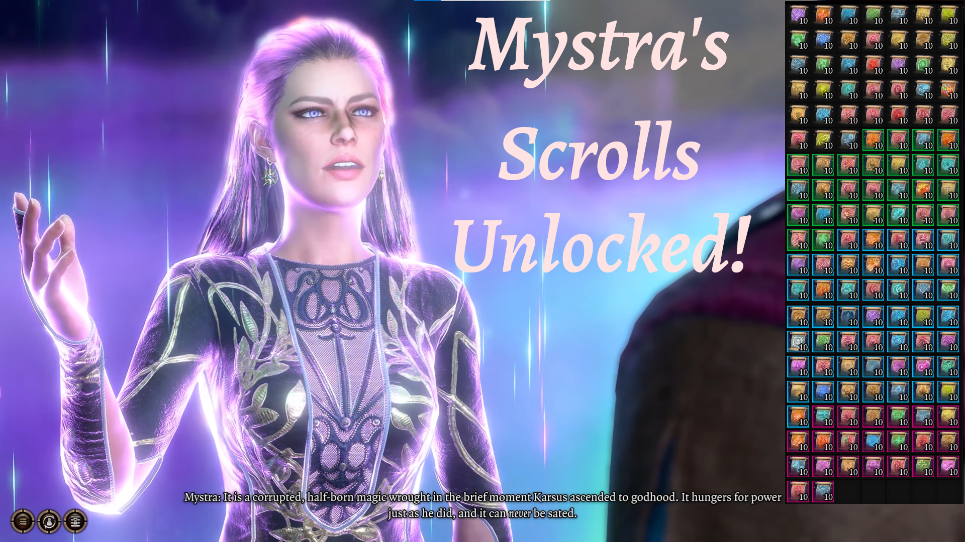 解锁米斯拉卷轴 (Mystras Scrolls Unlocked)