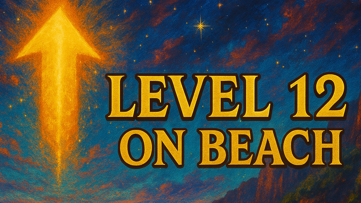 海滩上的第12级 (Level 12 on beach)