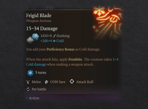 达里思赫尔扎：冬女神奥瑞尔的武士刀 (Darith Helzar : Katana of the Winter Goddess Auril)