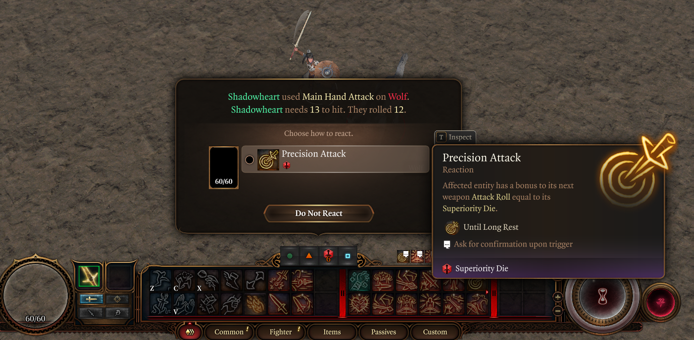 战斗大师战术作为反应动作 (Battle Master Maneuvers as Reactions)