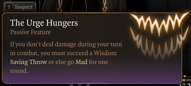 血统权利 – 暗欲特性 (Bloodright – Dark Urge Features)