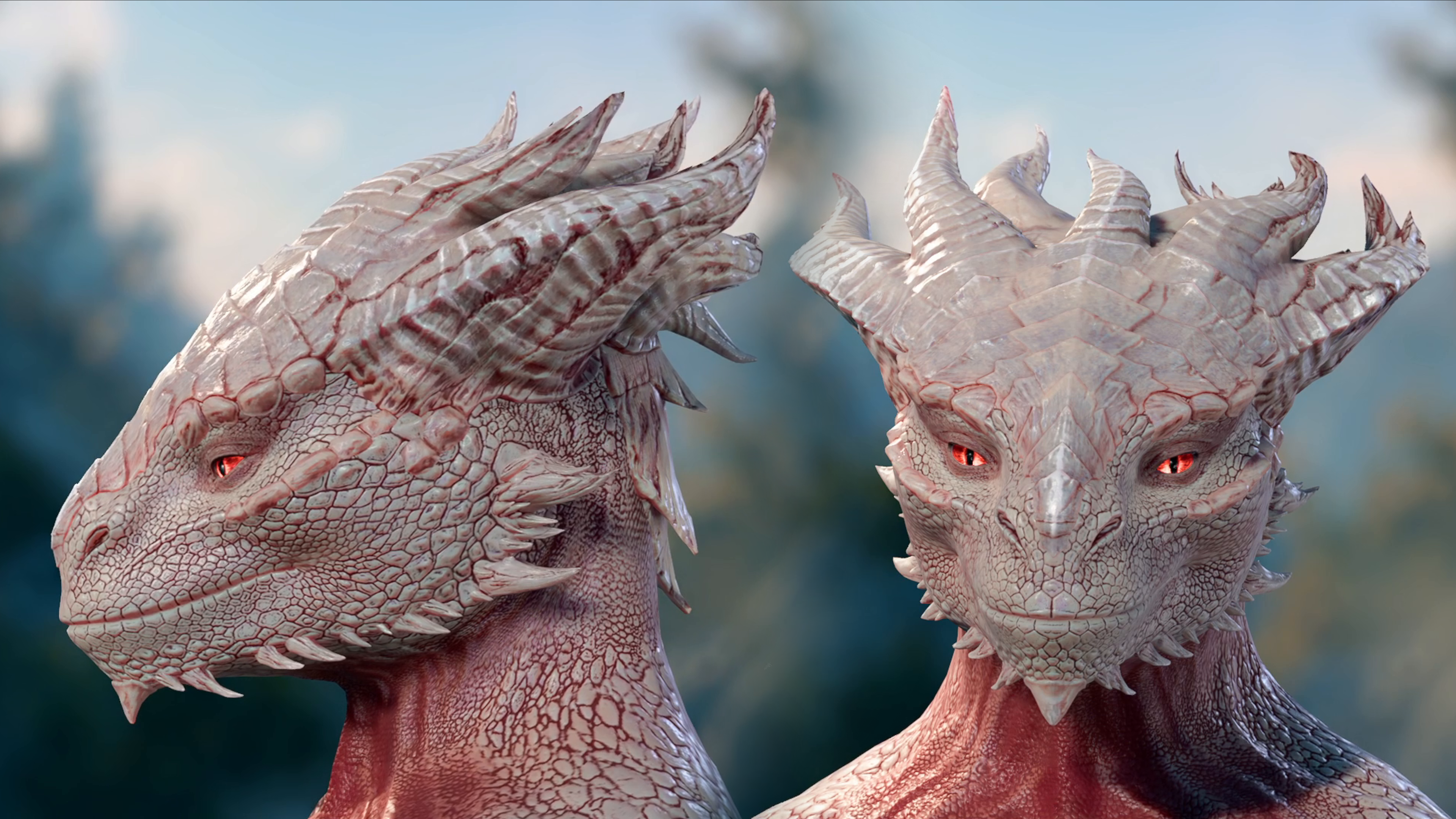 Durge 的破碎头颅 – 暗欲龙裔内容包 (Durge’s mangled head – Dark Urge Dragonborn CC)