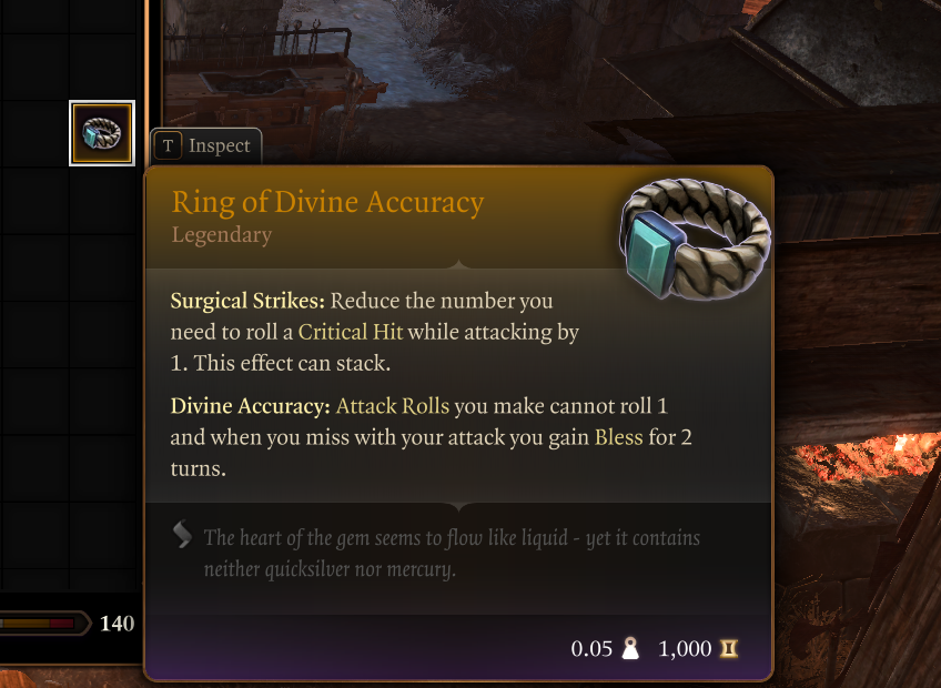 心灵装备 | 神准戒指 (Psionic Equipment | Ring of Divine Accuracy)