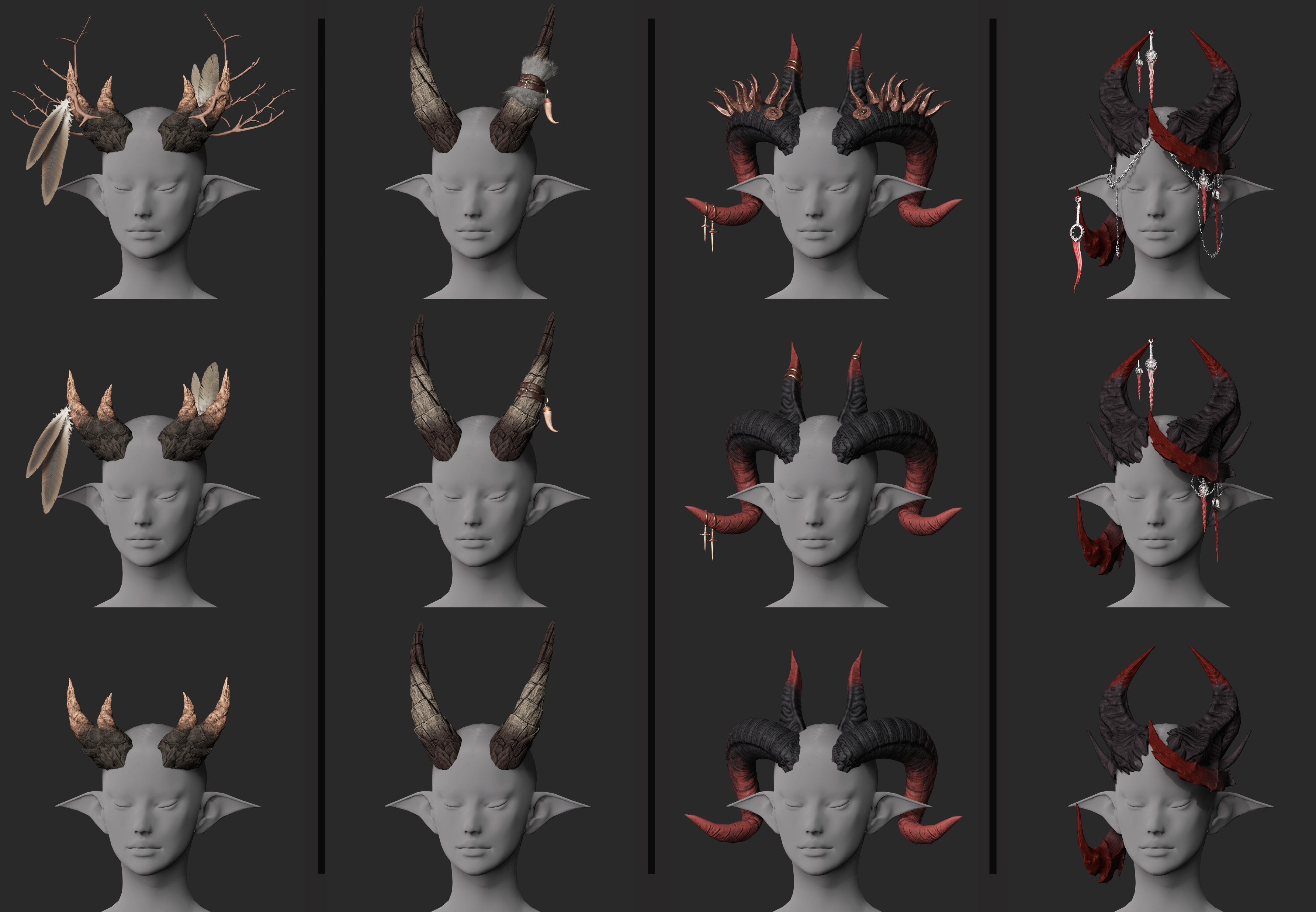 月光角饰集合 (Moonlight Horn Collection)