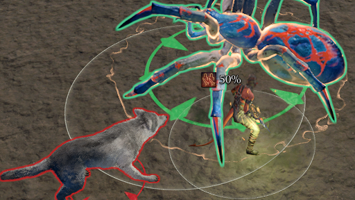 根据体型的群敌破除法术 (Creature Size Dependent Horde Breaker AoE)