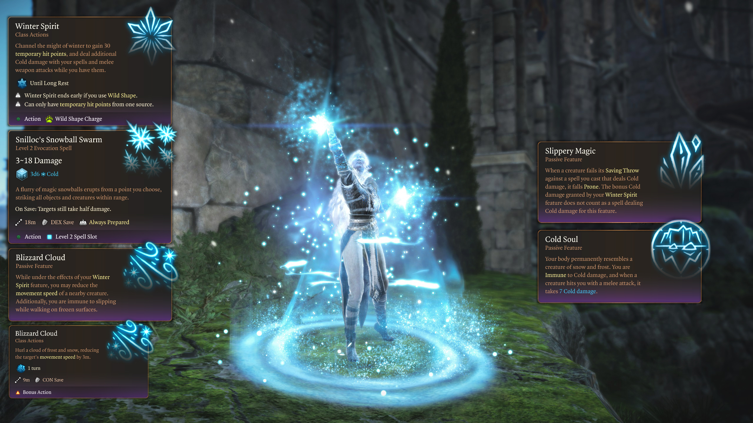 冬之圈德鲁伊副职业 (Circle of Winter Druid Subclass)