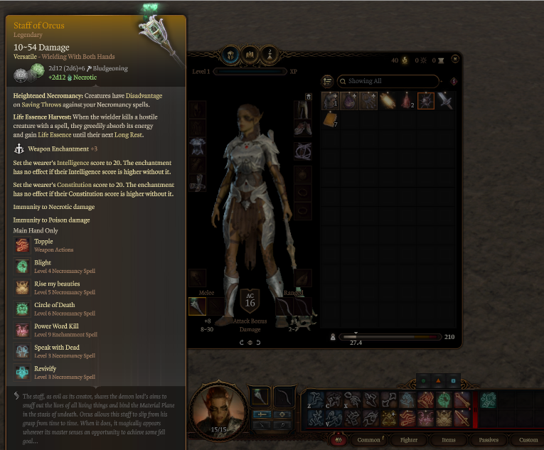 奥库斯之杖 (The Staff of Orcus)