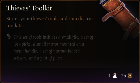 盗贼工具箱 (Thieves’ Toolkit)